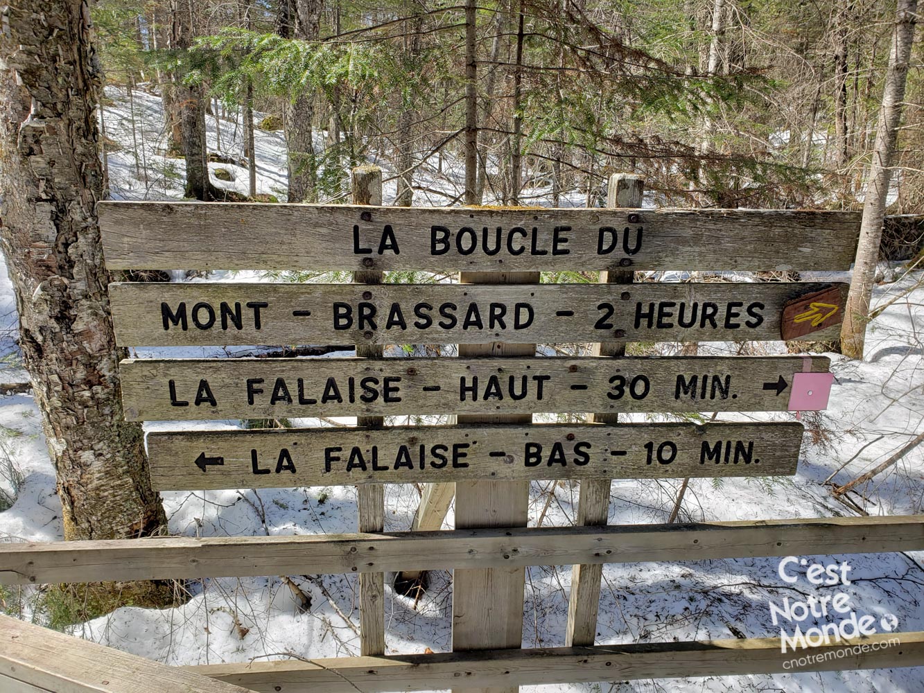 Brassard Parc régional des sept chutes