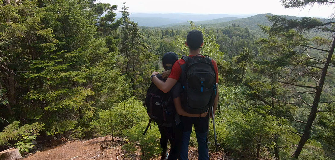 Le Mont Hereford, proche de Coaticook dans les Cantons-de-l’est