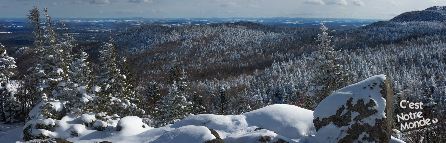 Le Pic de l’ours par le sentier des crêtes, parc National du Mont-Orford