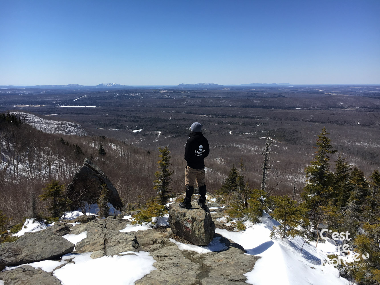 Le Pic de l’ours par le sentier des crêtes, parc National du Mont-Orford