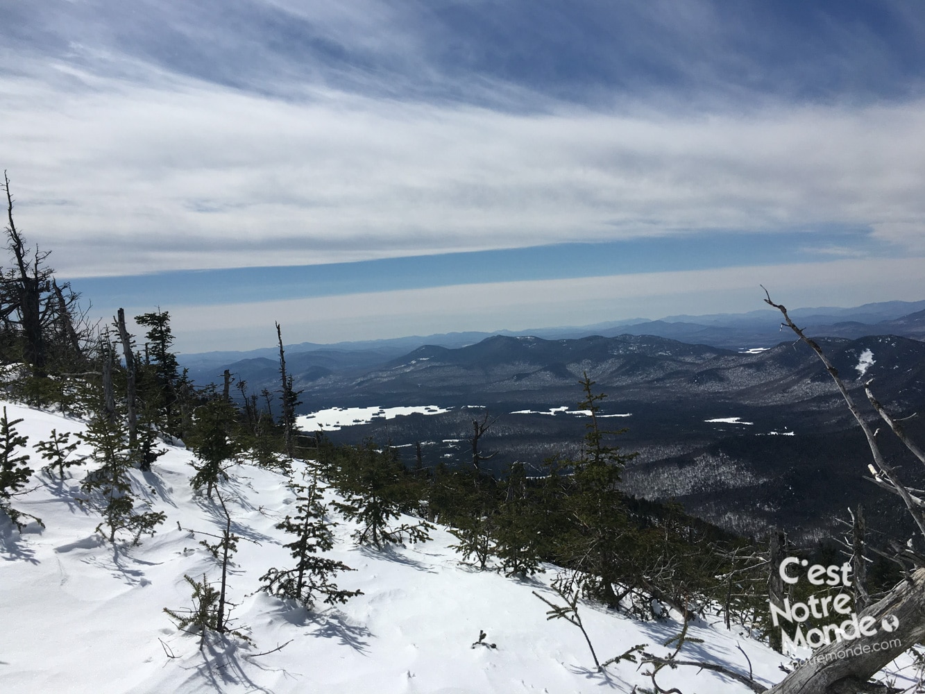 Le mont Dix, une montagne isolée dans les High Peaks, Adirondacks