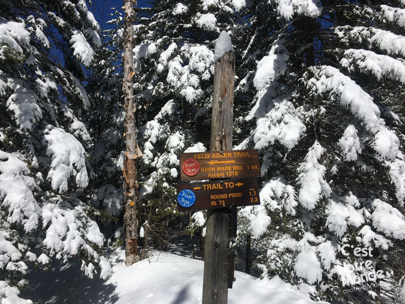 Le mont Dix, une montagne isolée dans les High Peaks, Adirondacks