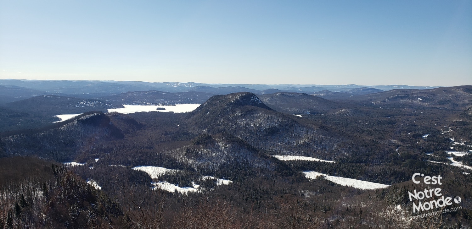 Mont Nixon et mont Panorama, une randonnée deux sommets dans des Laurentides