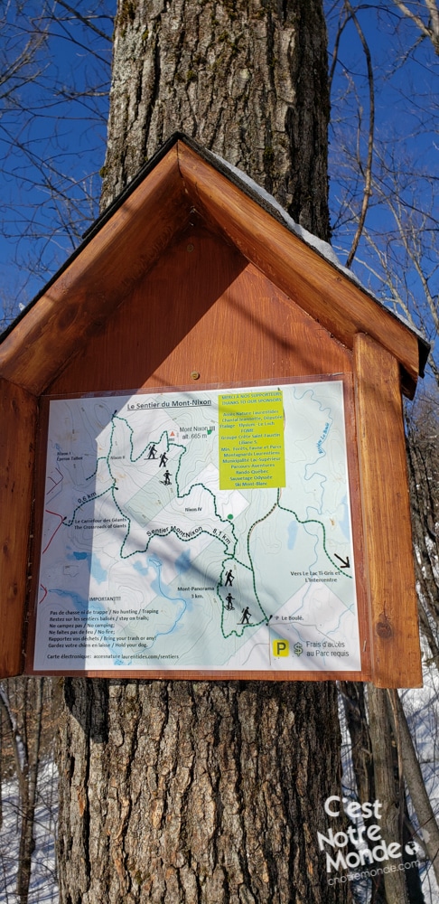 Mont Nixon et mont Panorama, une randonnée deux sommets dans des Laurentides