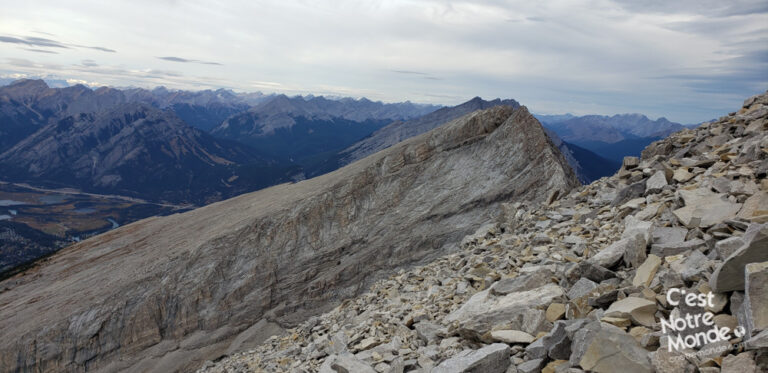 Mount Rundle, a famous mountain of the Canadian Rockies