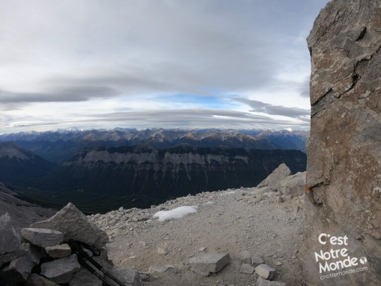 Mount Rundle, a famous mountain of the Canadian Rockies