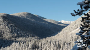 Prairie Mountain, a striking contrast between the plains and the mountains